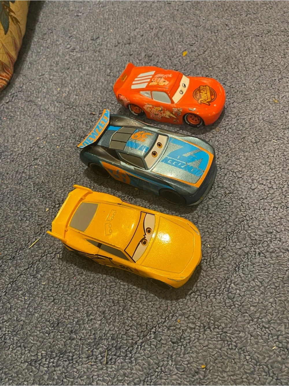 Cars Die-Cast Toy Car - Yellow/Blue/Orange Assortment